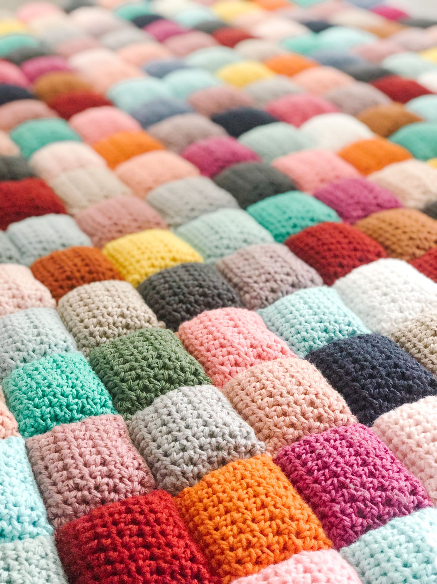 Puff Quilt // Crochet Pattern PDF