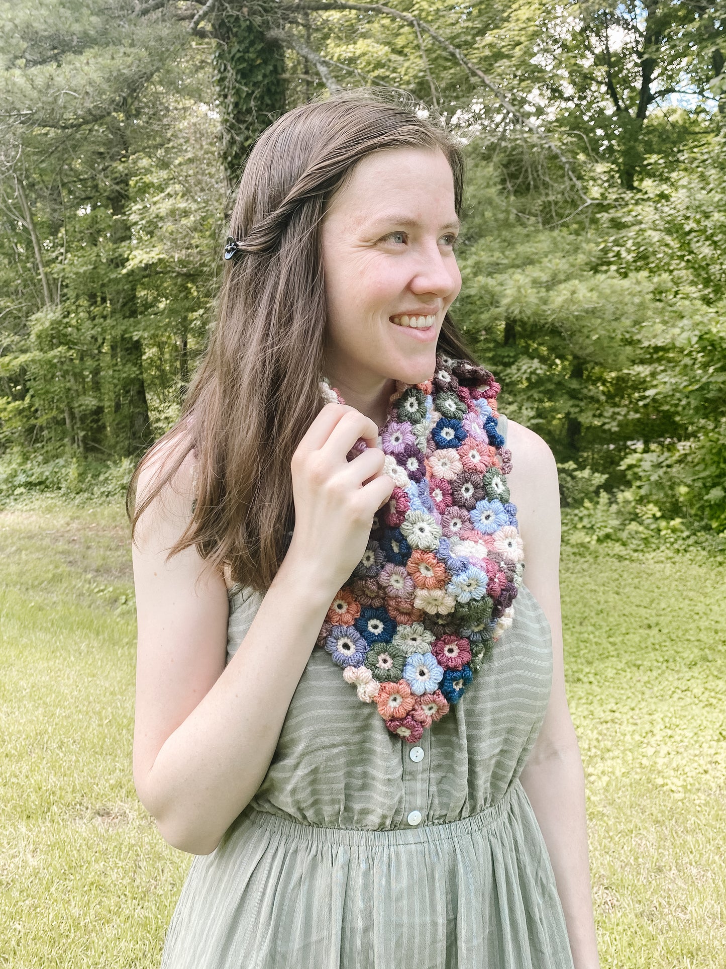 Fleurie Shawl // Crochet Pattern PDF