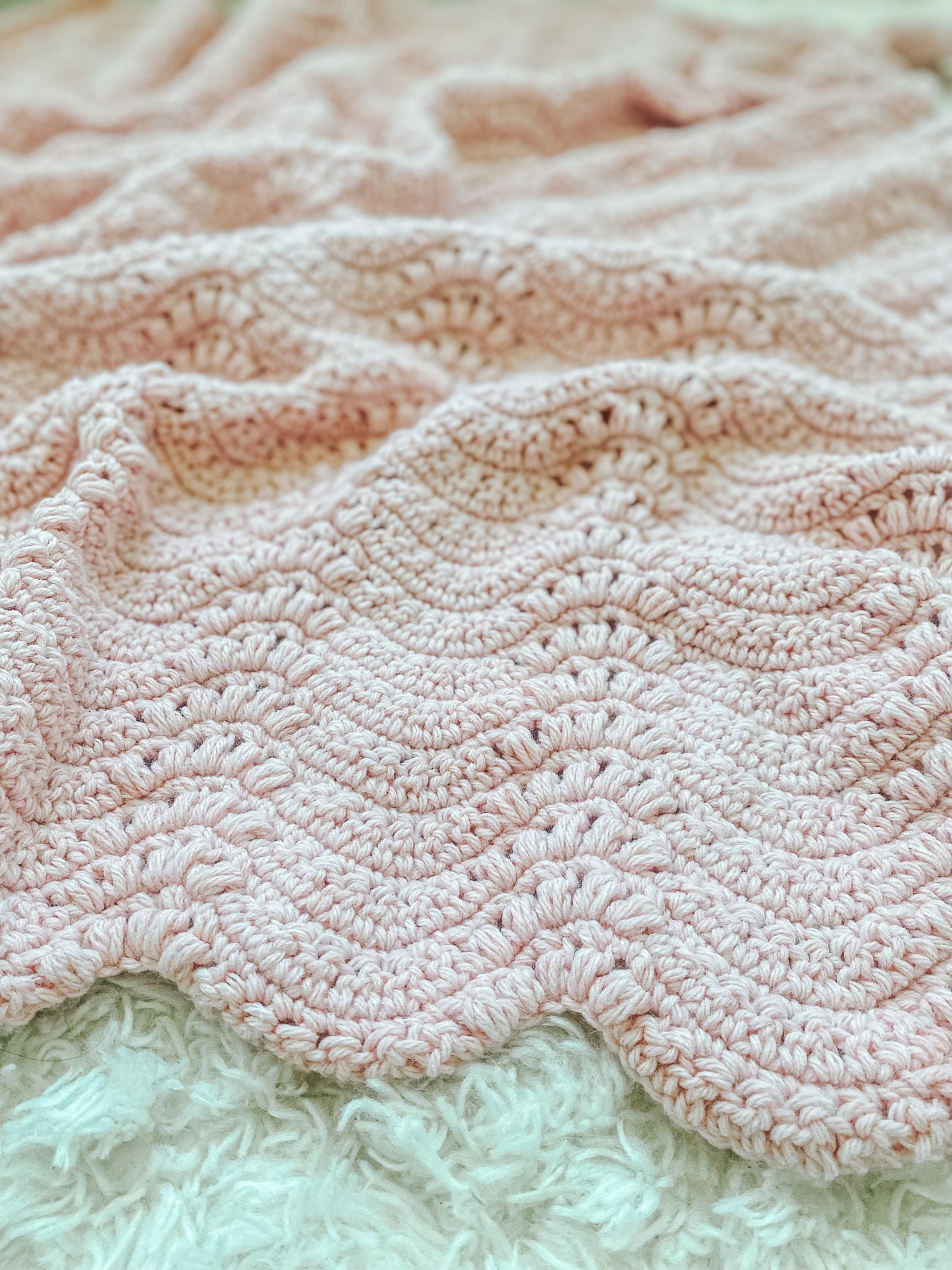 Fresh Petals Blanket // Crochet Pattern PDF