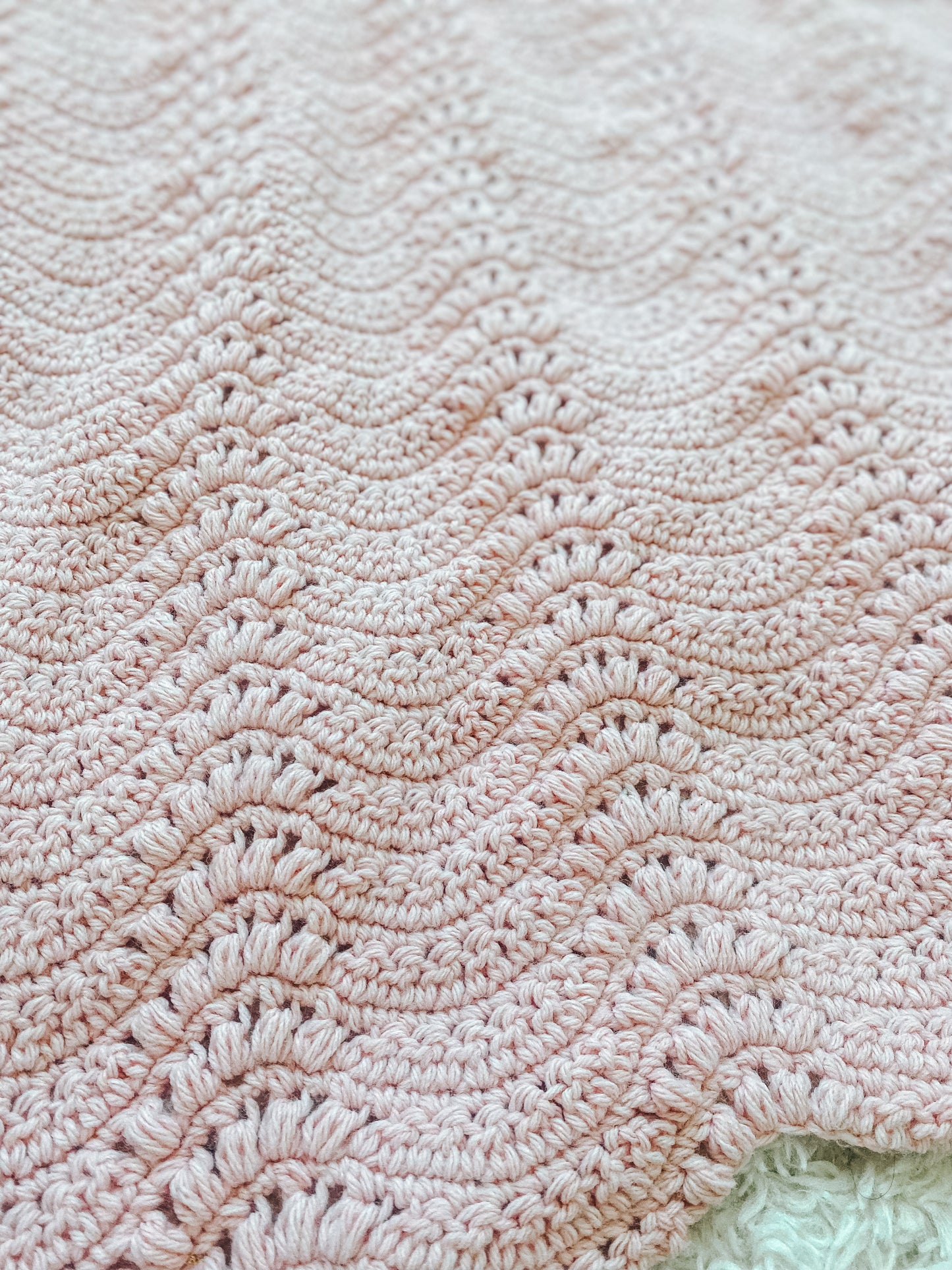 Fresh Petals Blanket // Crochet Pattern PDF