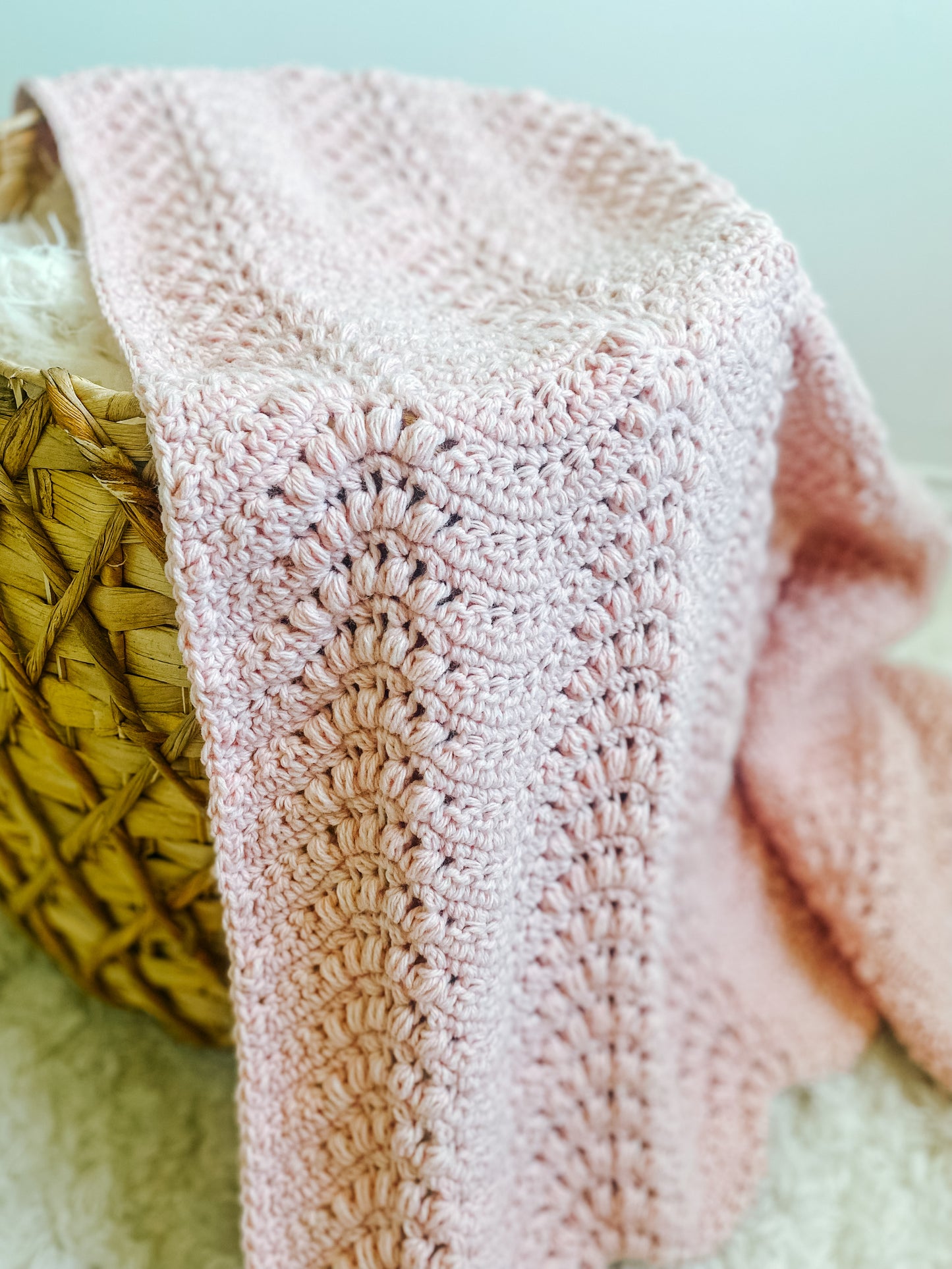 Fresh Petals Blanket // Crochet Pattern PDF
