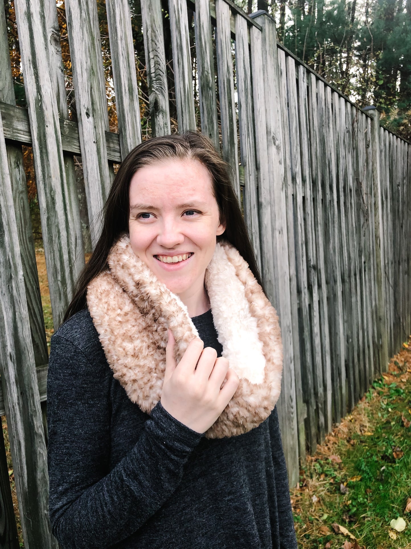Ultra Fluff Infinity Scarf // Crochet Pattern PDF