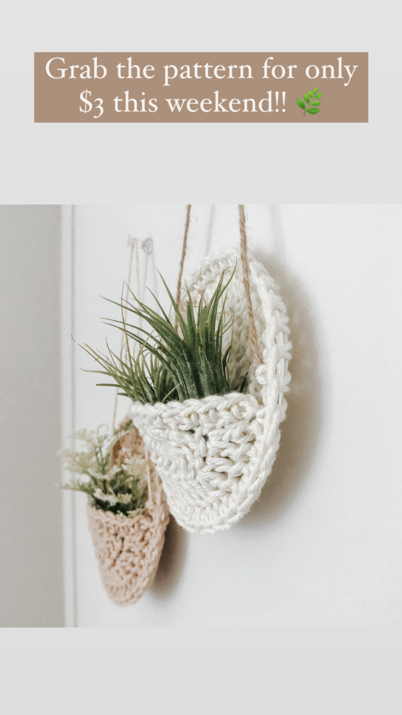 Plant Pocket // Crochet Pattern PDF