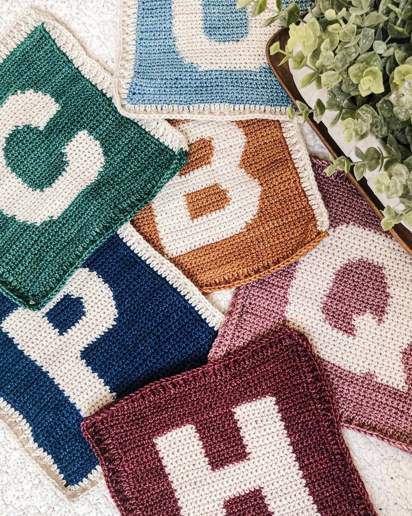 Alphabet Blanket // Crochet Pattern PDF