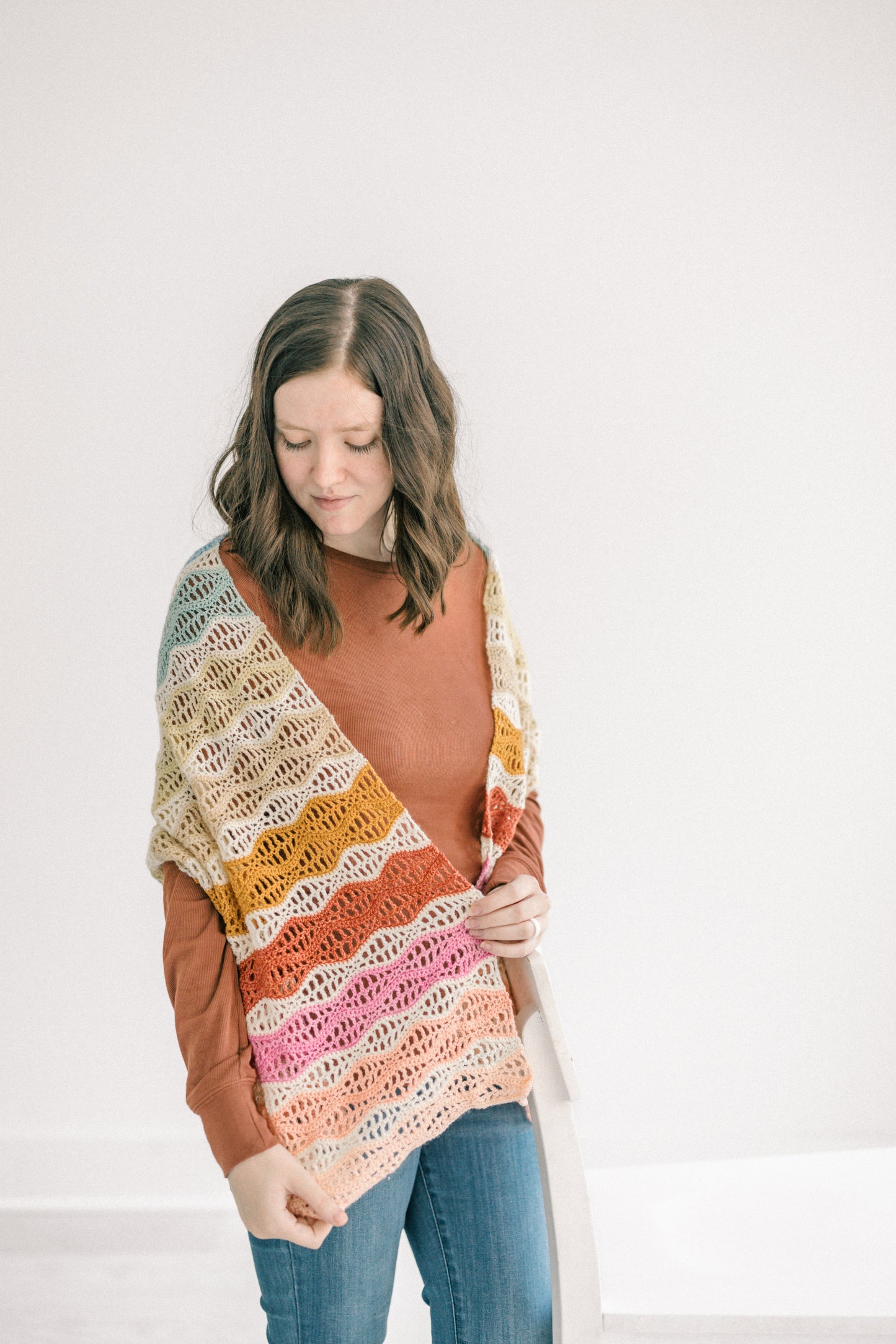 Wonderland Wave Wrap // Crochet Pattern PDF
