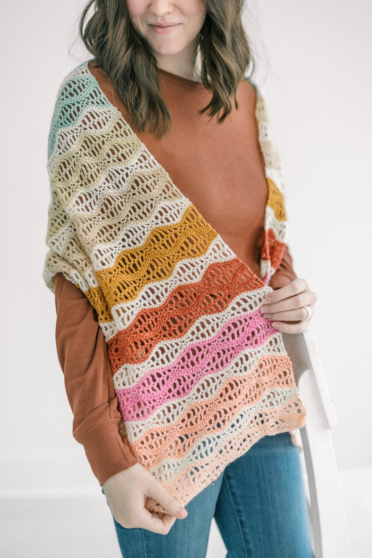 Wonderland Wave Wrap // Crochet Pattern PDF