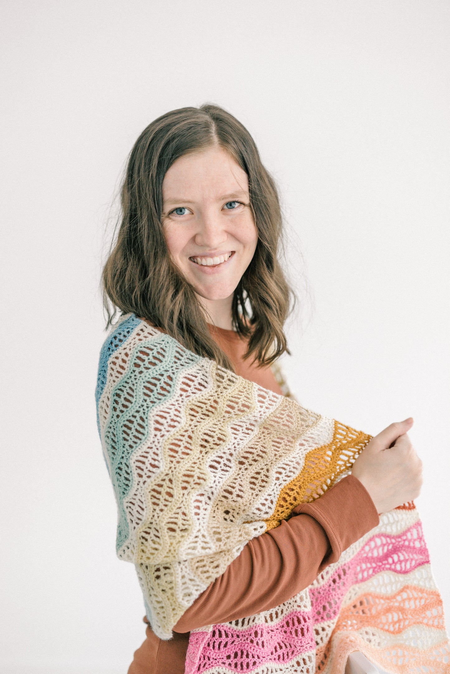 Wonderland Wave Wrap // Crochet Pattern PDF