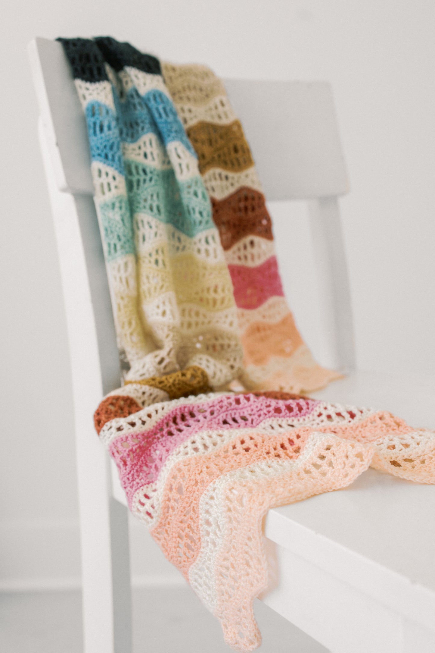 Wonderland Wave Wrap // Crochet Pattern PDF