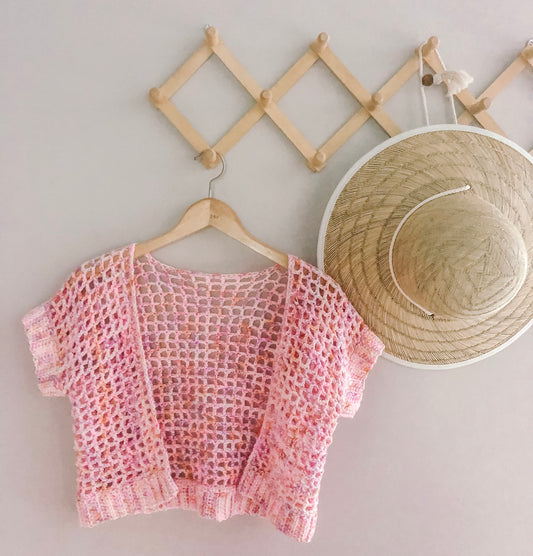 Cropped Summer Cardi // Crochet Pattern PDF