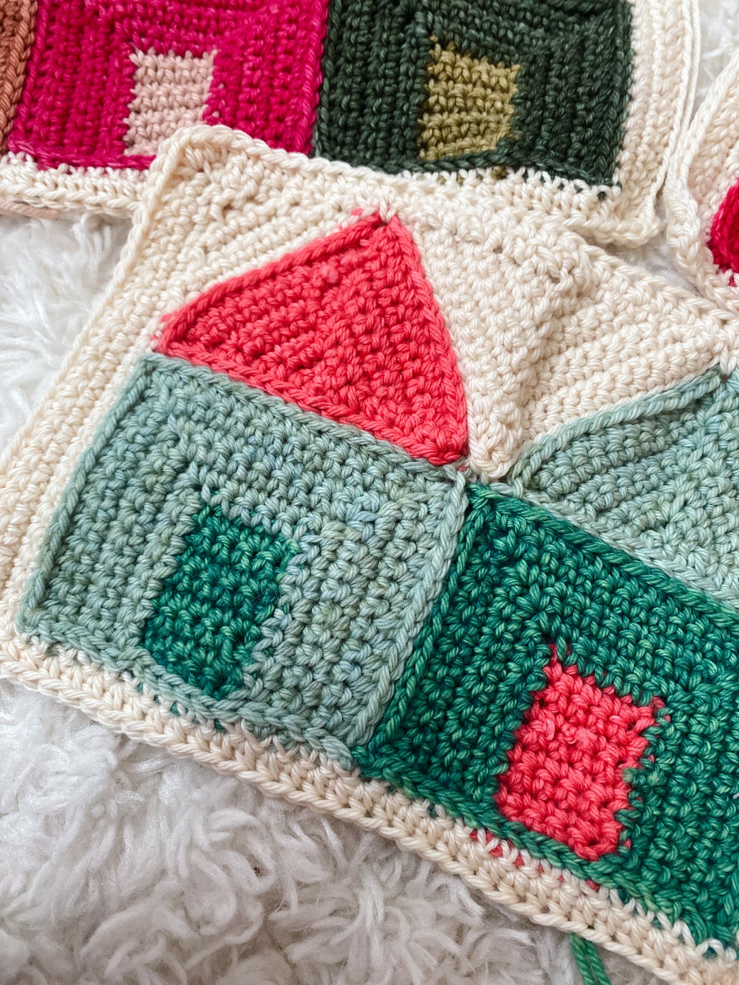 Cozy Cottage Quilt // Crochet Pattern PDF