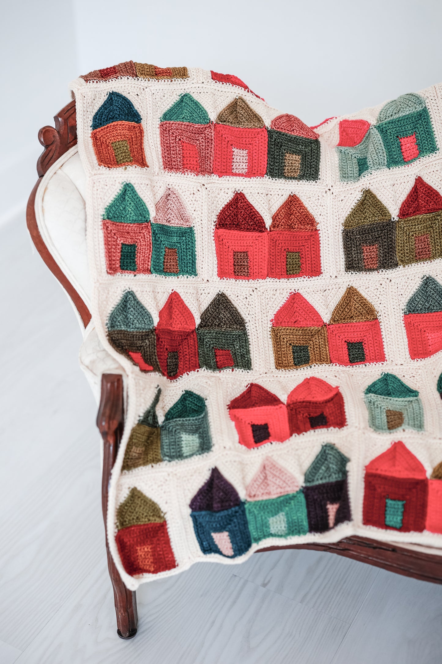 Cozy Cottage Quilt // Crochet Pattern PDF