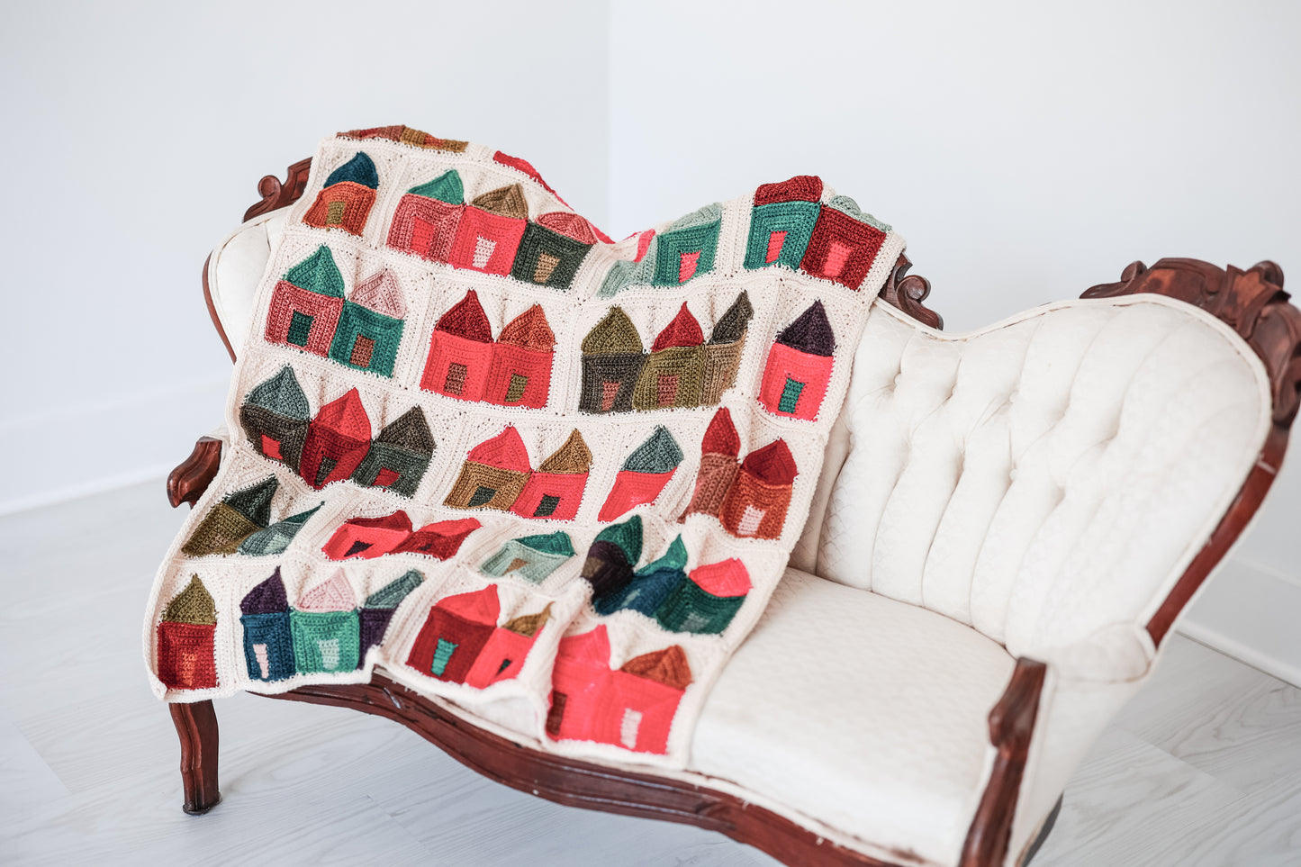 Cozy Cottage Quilt // Crochet Pattern PDF