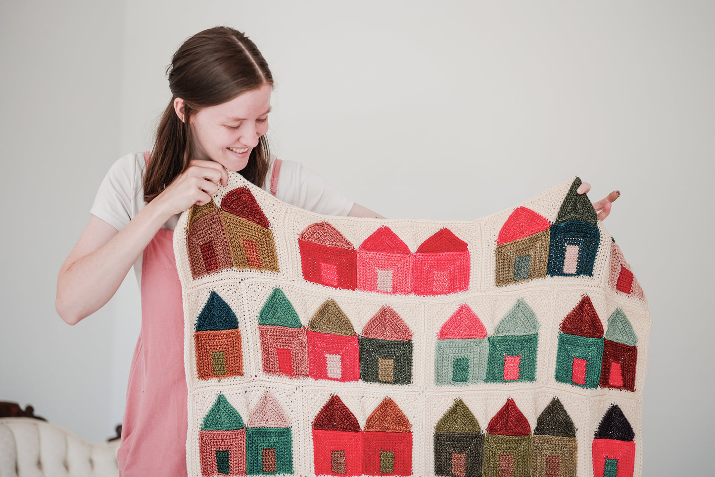 Cozy Cottage Quilt // Crochet Pattern PDF