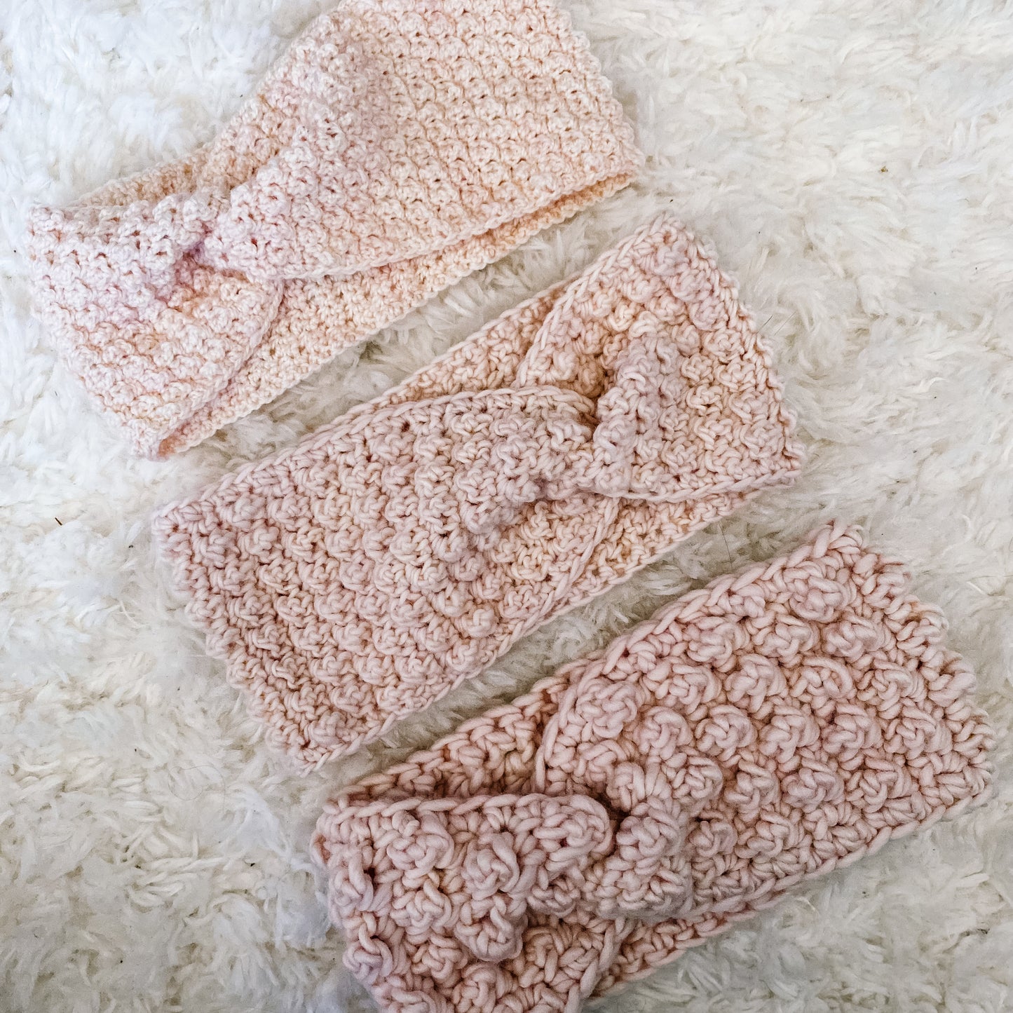 BUNDLE Autumn Stroll Earwarmer // Three Weights, Crochet Pattern PDF(s)