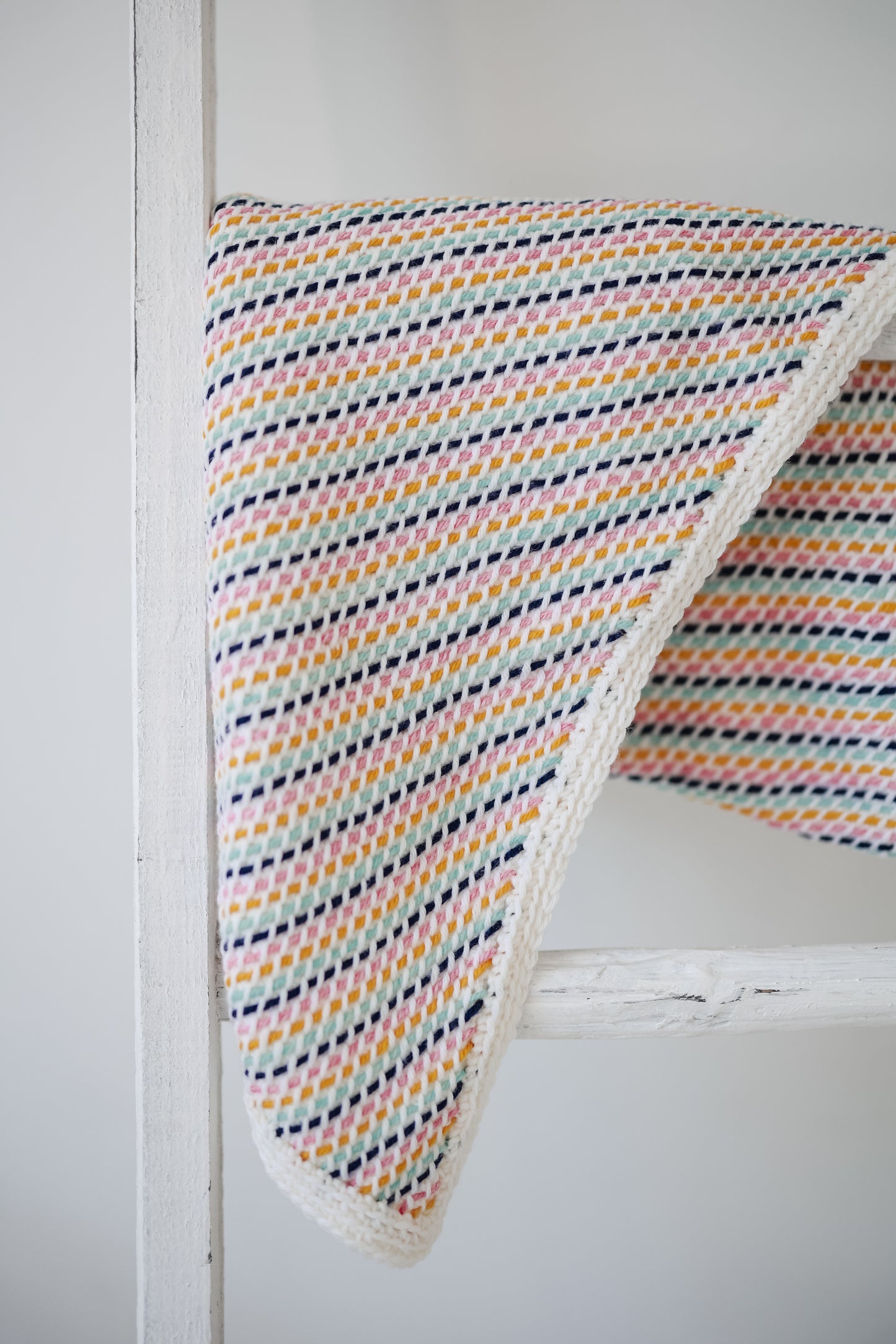 Maypole Ribbon Blanket // Tunisian Crochet Pattern PDF